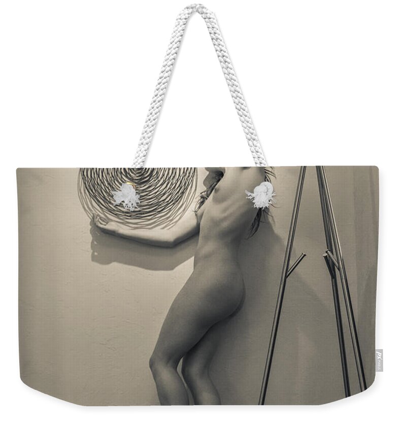 Art Weekender Tote Bag featuring the photograph Nude Woman Art 2 by Steve Williams