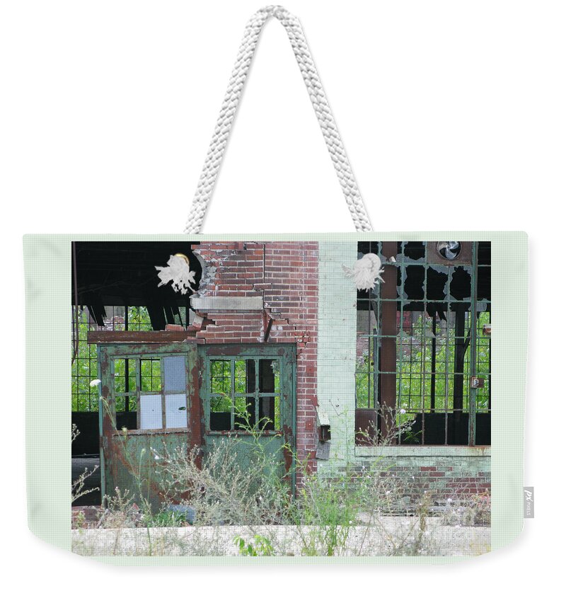 Factory Weekender Tote Bag featuring the photograph Obsolete by Ann Horn