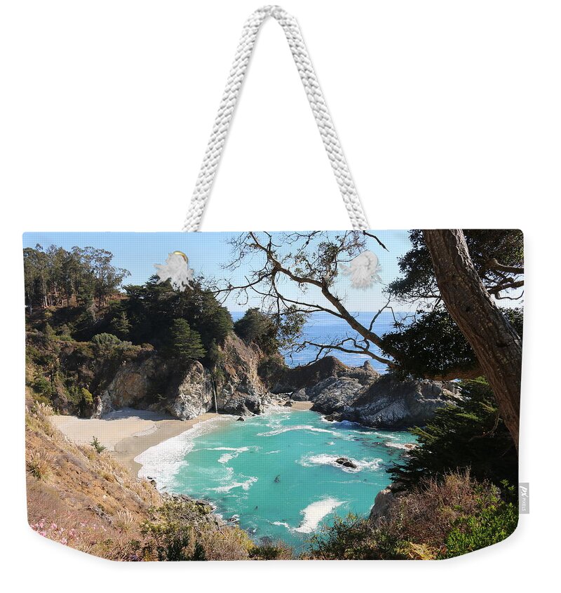 Big Sur Weekender Tote Bag featuring the photograph Ocean Bliss by Christy Pooschke