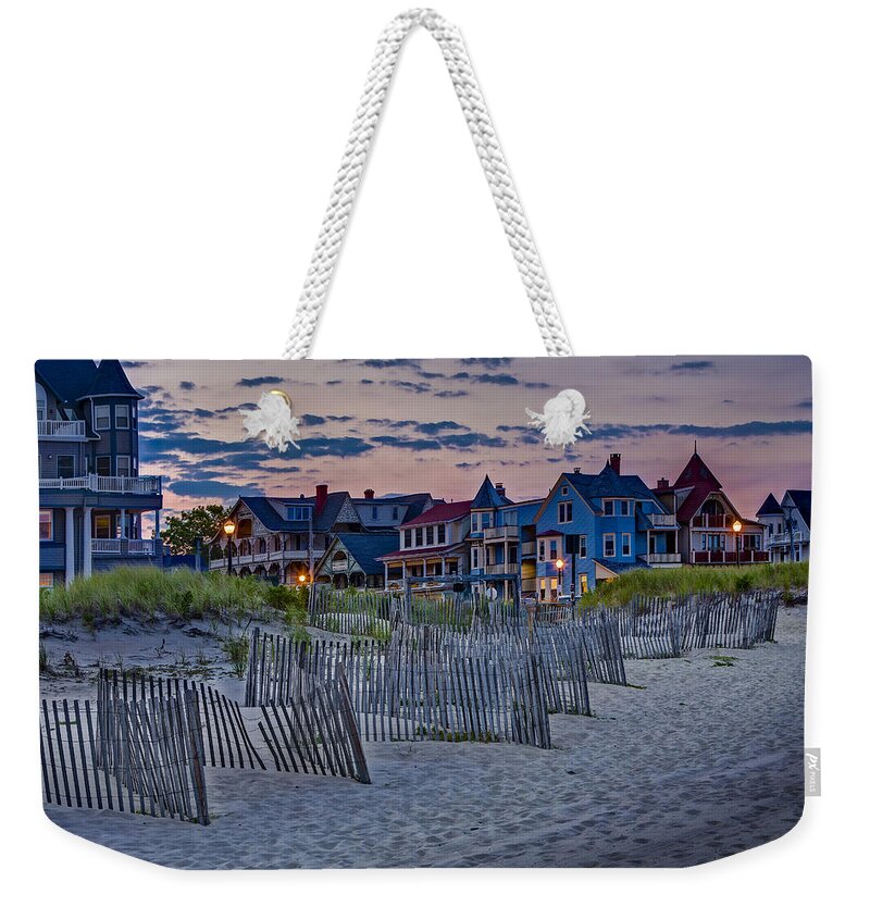 Asbury Park Weekender Tote Bag featuring the photograph Ocean Grove Asbury Park NJ by Susan Candelario