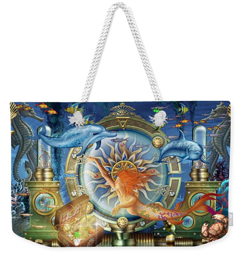 Oceana Triptych Weekender Tote Bag for Sale by MGL Meiklejohn Graphics ...