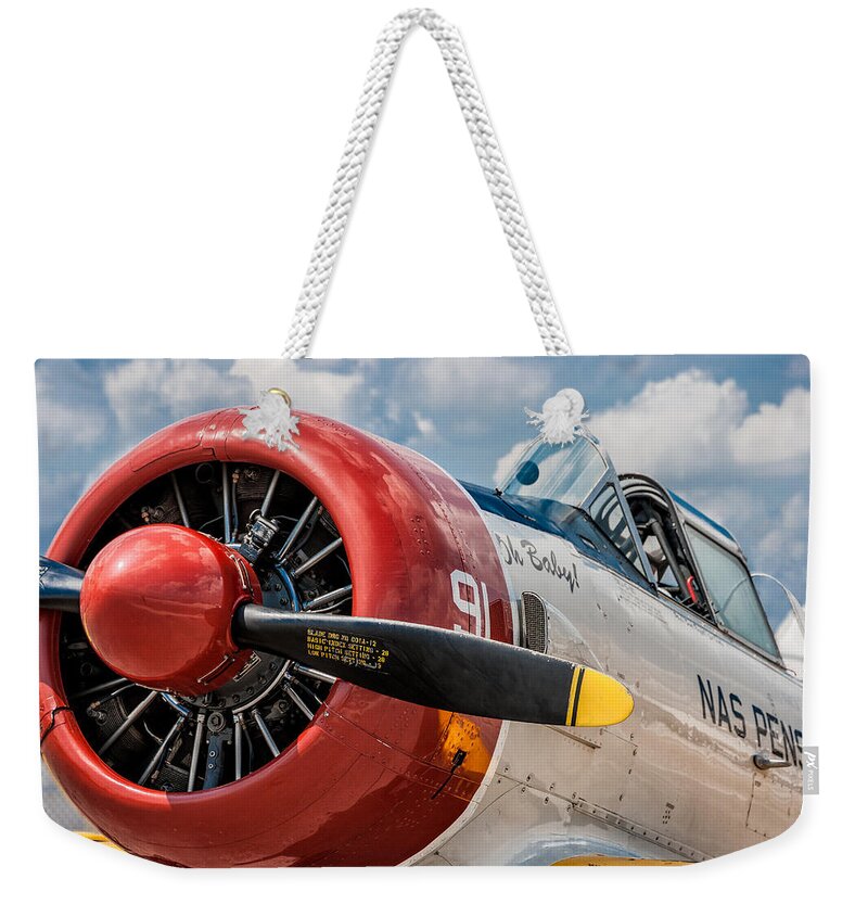 T6 Texan Weekender Tote Bag featuring the photograph Oh Baby by Tim Stanley