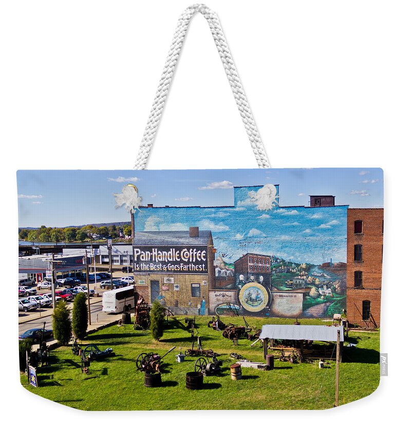 Museum Weekender Tote Bag featuring the photograph Oil and Gas Musem by Jonny D