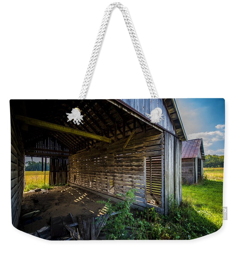 Old Barn Weekender Tote Bag featuring the photograph Old Barn by Kevin Cable