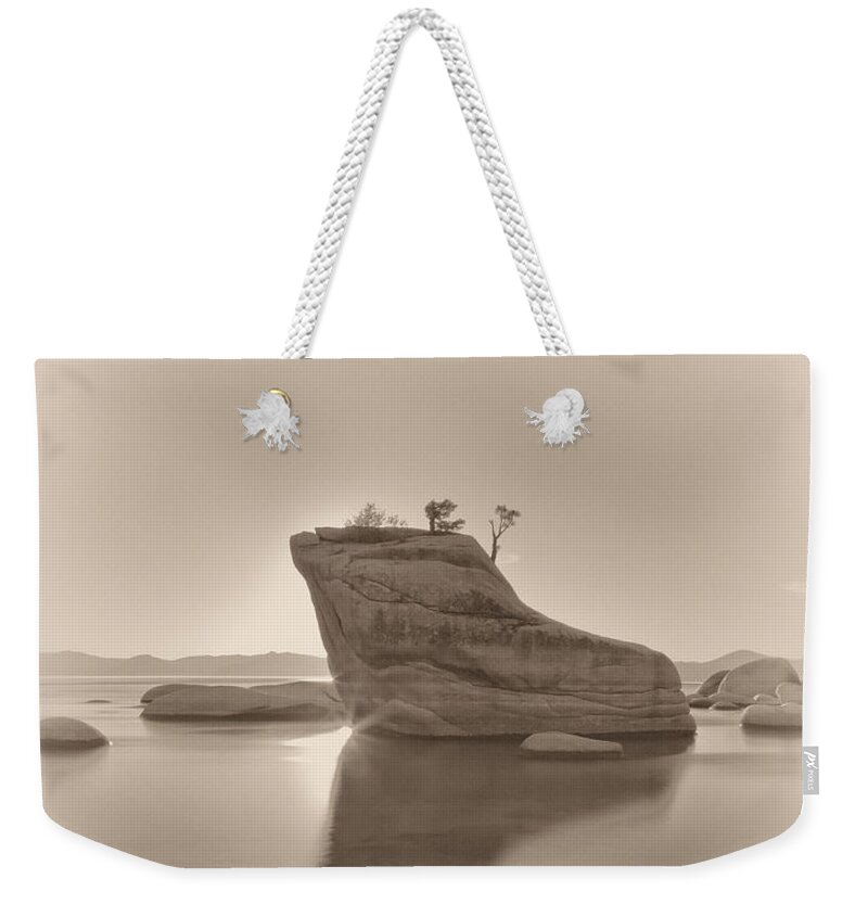 Landscape Weekender Tote Bag featuring the photograph Old Bonsai by Jonathan Nguyen