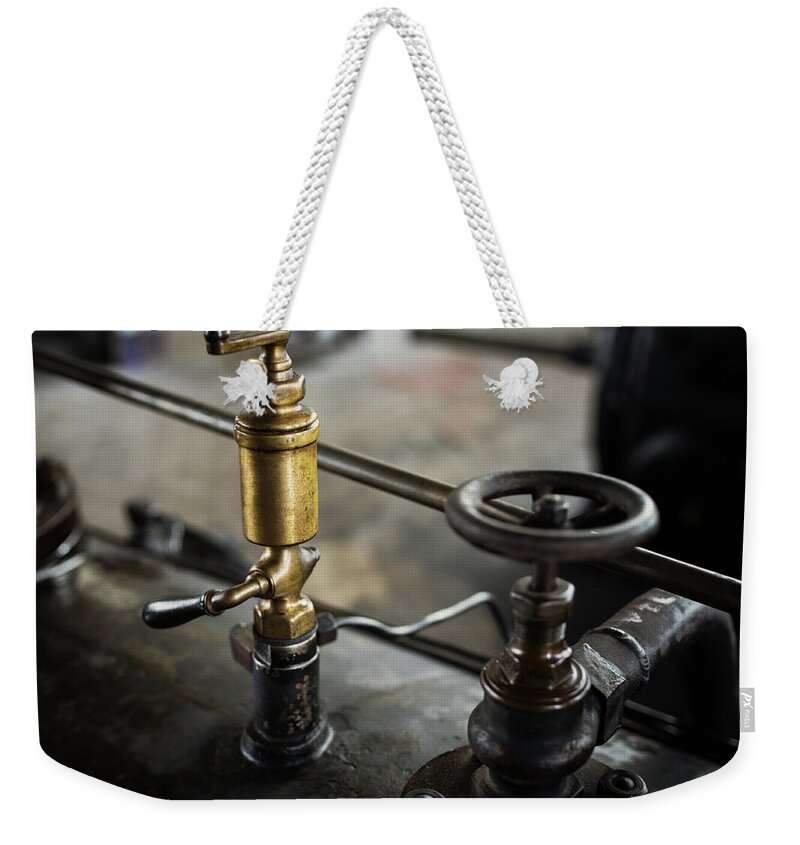 Connection Weekender Tote Bag featuring the photograph Old Machine by Jaroslav Kocian