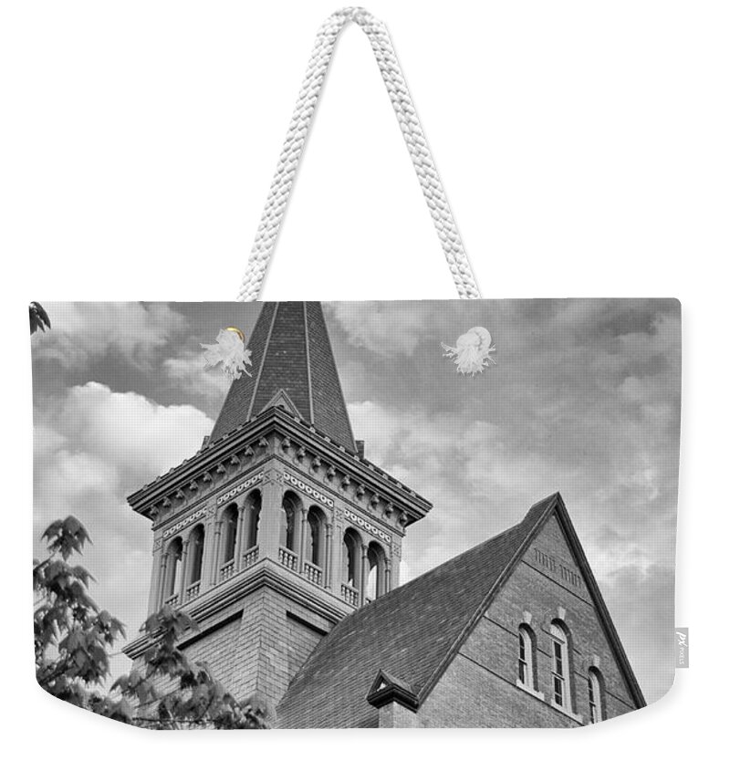 Burlington Weekender Tote Bag featuring the photograph Old Mill at UVM 7D09257 by Guy Whiteley