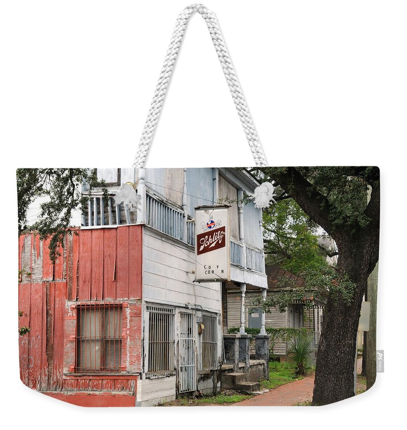 Bar Weekender Tote Bag featuring the photograph Old Neighborhood Bar by Bradford Martin