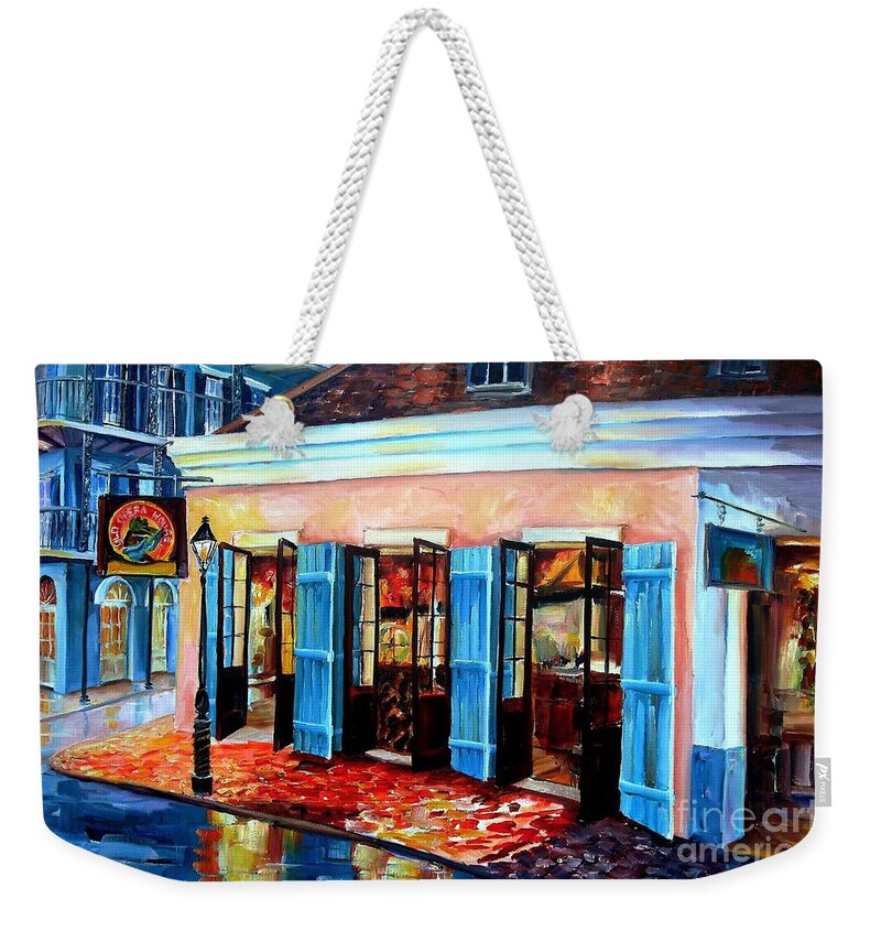 New Orleans Weekender Tote Bag featuring the painting Old Opera House-New Orleans by Diane Millsap