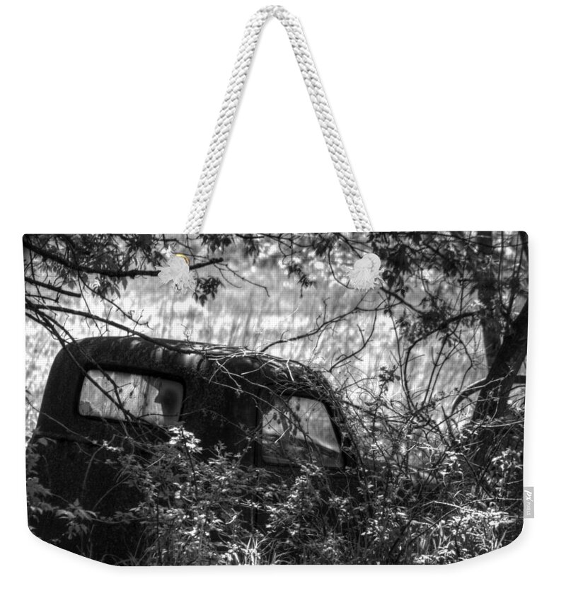 Truck Weekender Tote Bag featuring the photograph Old Times Good Times by Thomas Young