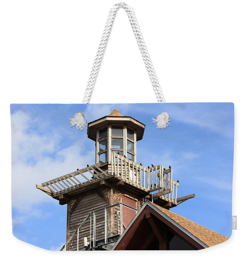 All Products Weekender Tote Bag featuring the photograph Old tower by Lorna Maza