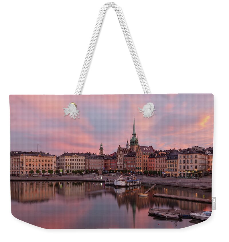 Scenics Weekender Tote Bag featuring the photograph Old Town by N. Vivienne Shen Photography