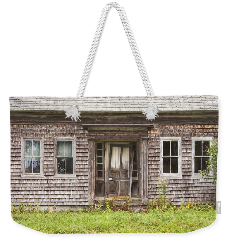 House Weekender Tote Bag featuring the photograph Old Wood Shingle House by Keith Webber Jr