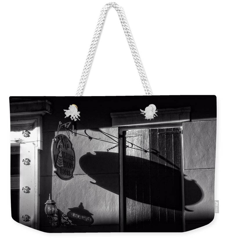 Olivier House Hotel Weekender Tote Bag featuring the photograph Olivier House Hotel by Greg and Chrystal Mimbs