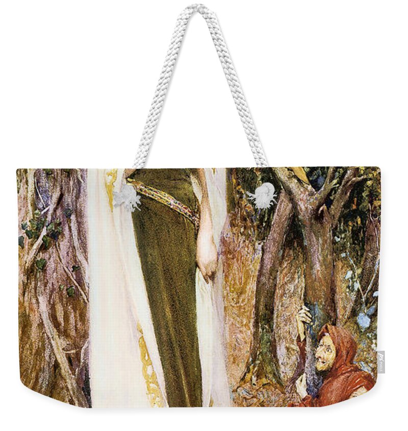 Henery Meynel Rheam Weekender Tote Bag featuring the digital art Once Upon A Time by Henery Meynel Rheam