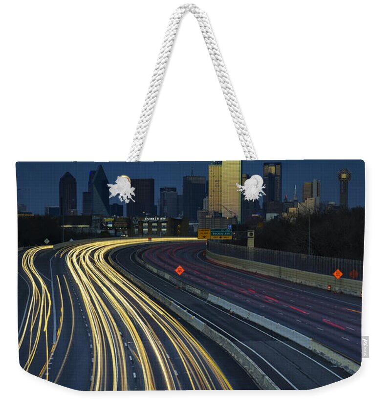 Dallas Weekender Tote Bag featuring the photograph Oncoming Traffic by Rick Berk