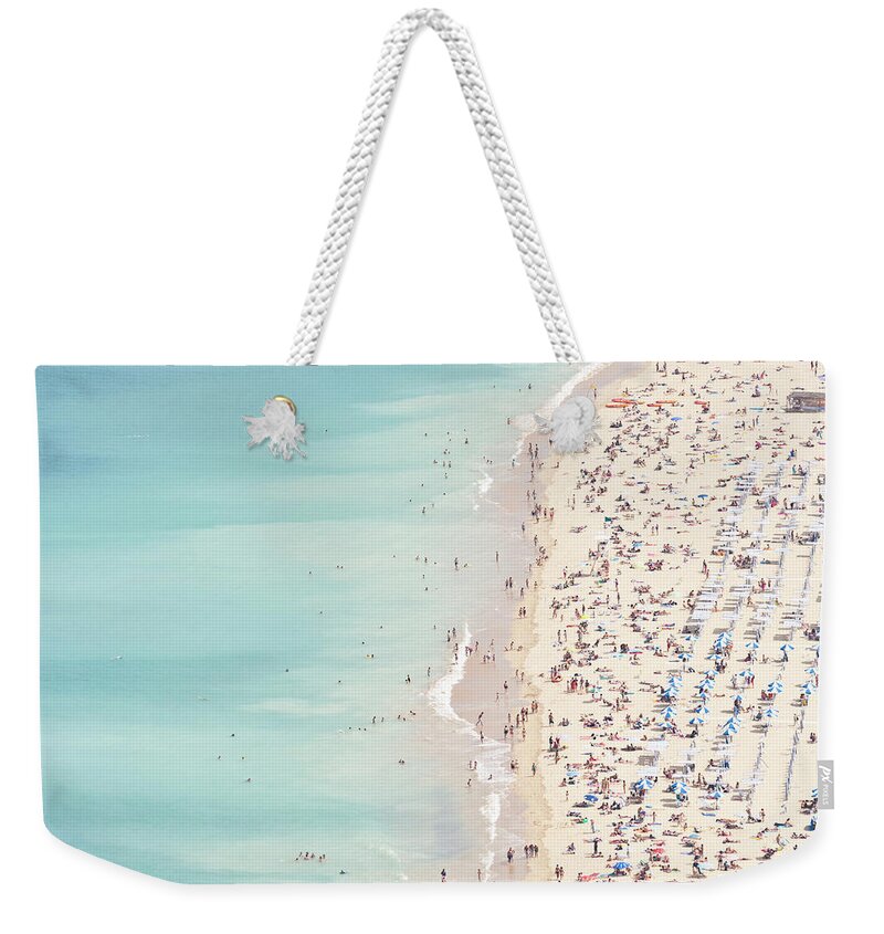 #faatoppicks Weekender Tote Bag featuring the photograph Ondarreta Beach, San Sebastian, Spain by John Harper