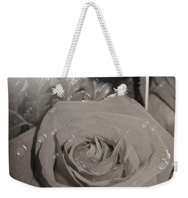 One Rose Weekender Tote Bag featuring the photograph Only You... by Oksana Semenchenko