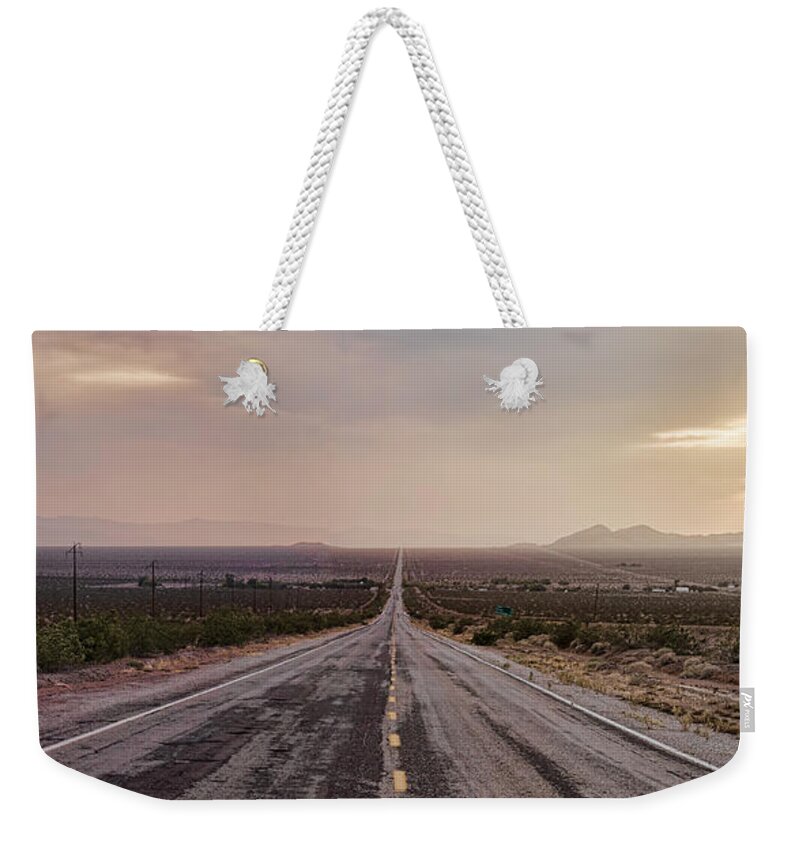 Route 66 Weekender Tote Bag featuring the photograph Open Road by Heather Applegate