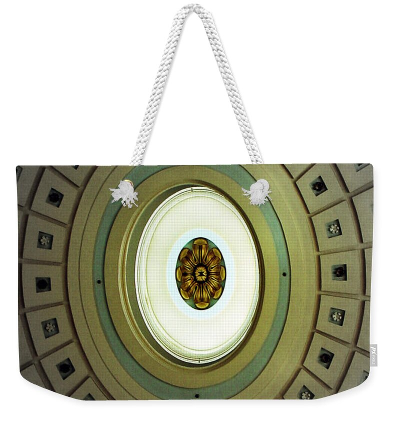 Optical Weekender Tote Bag featuring the photograph Optical Illusion by Kevin Fortier