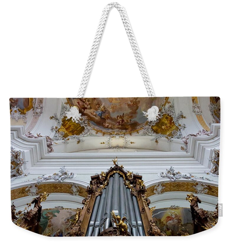 Germany Weekender Tote Bag featuring the photograph Ottobeuren ornaments by Jenny Setchell