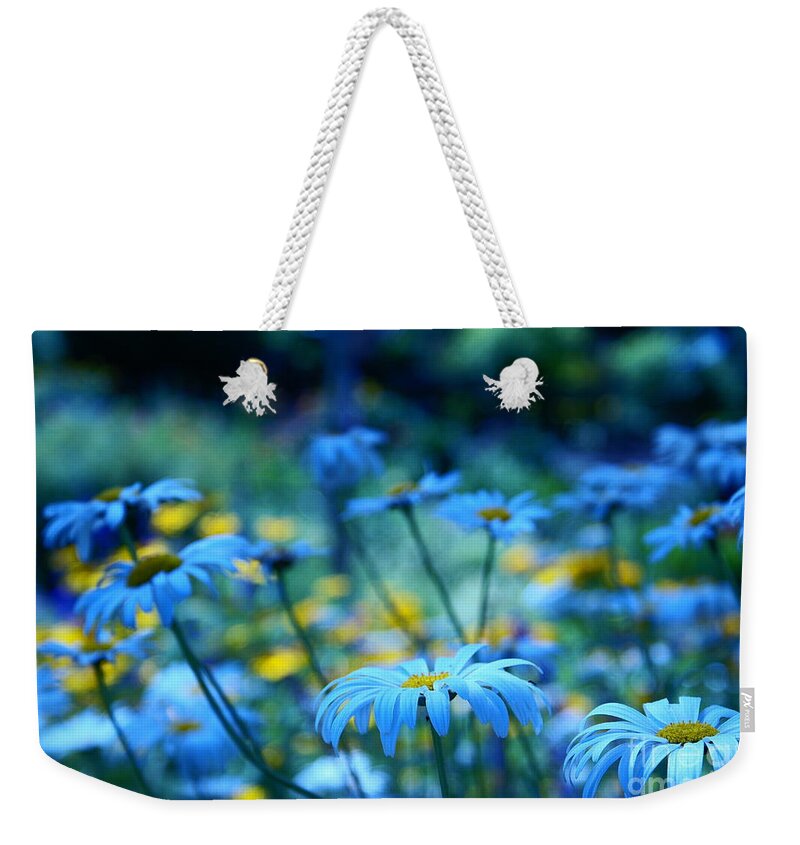 Blue Weekender Tote Bag featuring the photograph Paint Me Blue by Aimelle Ml