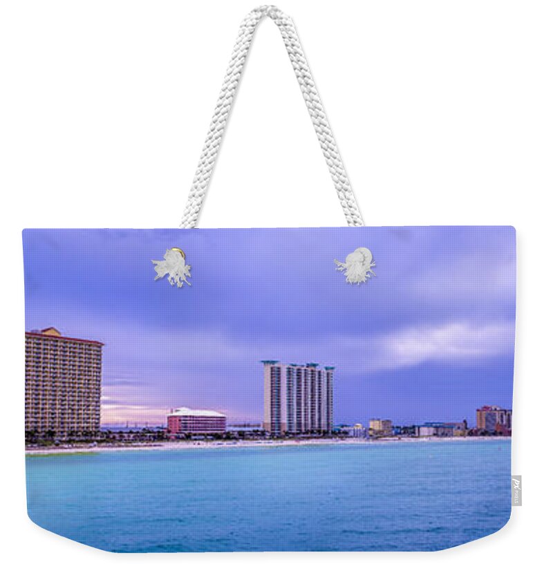 Panama City Beach Weekender Tote Bag featuring the photograph Panama City Beach by David Morefield