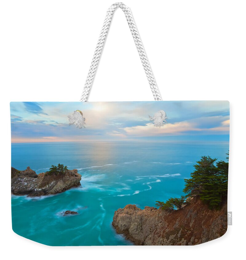 Landscape Weekender Tote Bag featuring the photograph Paradise by Jonathan Nguyen