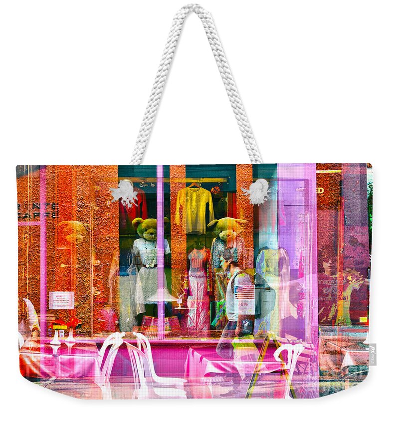 New York City Weekender Tote Bag featuring the photograph Passion NYC Lower East Side by Sabine Jacobs
