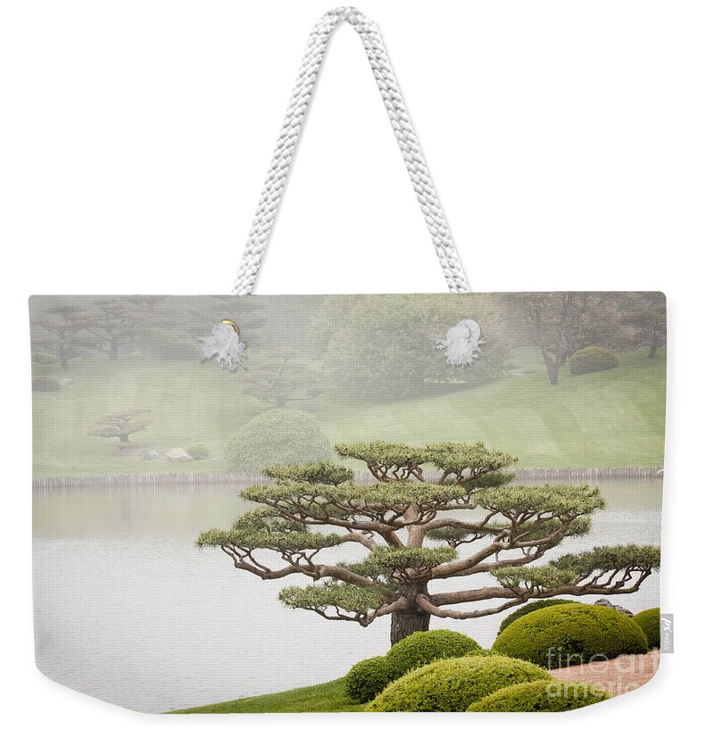 Japanese Garden Weekender Tote Bag featuring the photograph Peace by Patty Colabuono