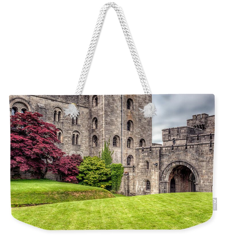 Arch Weekender Tote Bag featuring the photograph Castle Grounds by Adrian Evans