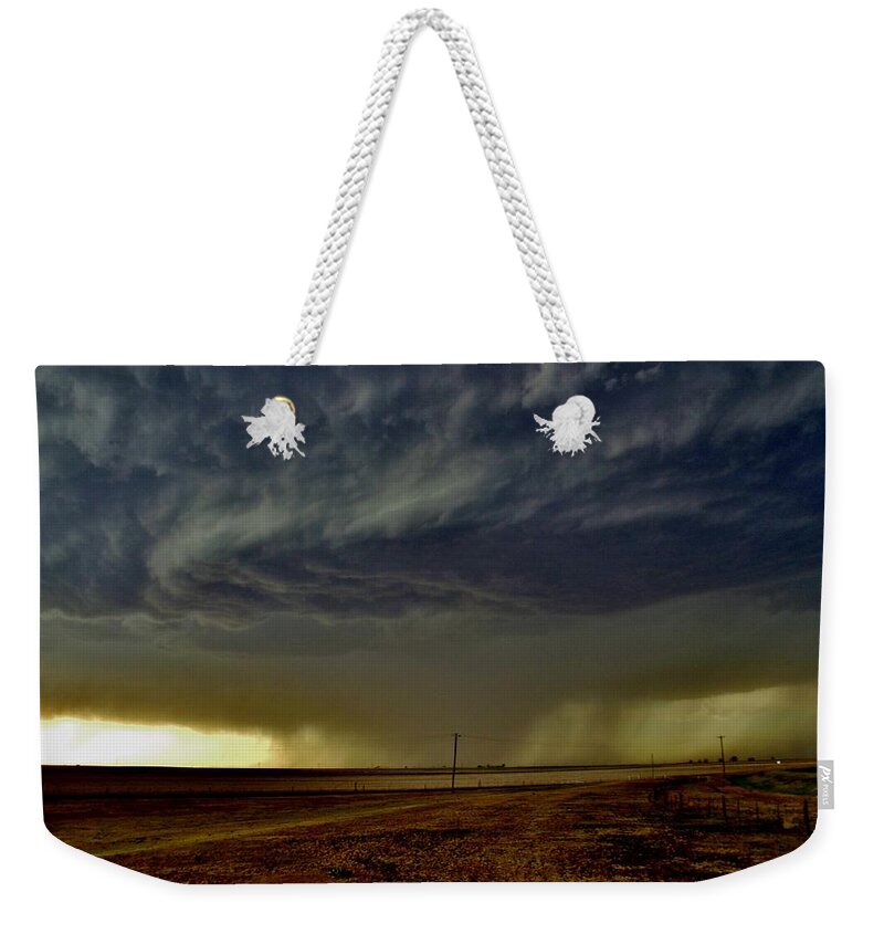 Weather Weekender Tote Bag featuring the photograph Perryton Supercell by Ed Sweeney