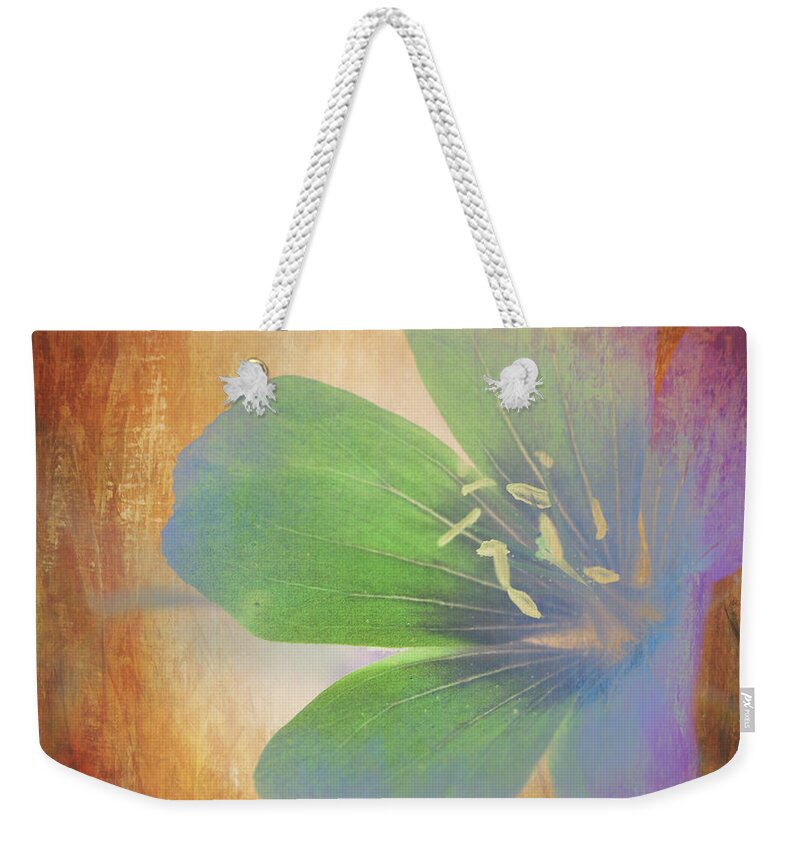 Salem Flower Weekender Tote Bag featuring the photograph Petals Of Color by Jeff Folger