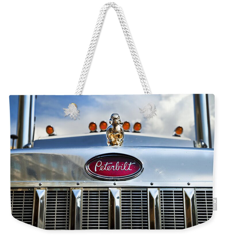 Truck Weekender Tote Bag featuring the photograph Peterbilt by Theresa Tahara