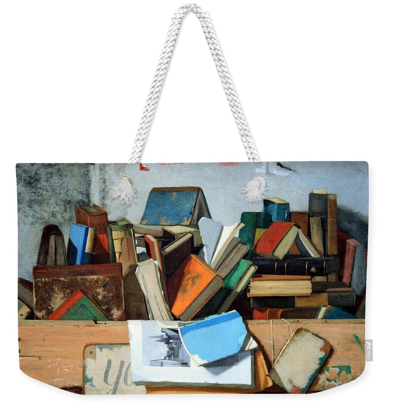 Take Your Choice Weekender Tote Bag featuring the photograph Peto's Take Your Choice by Cora Wandel