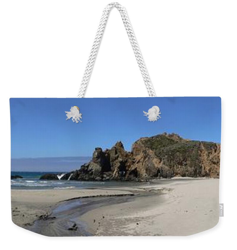 Beach Weekender Tote Bag featuring the photograph Pfeiffer Beach by Steve Ondrus