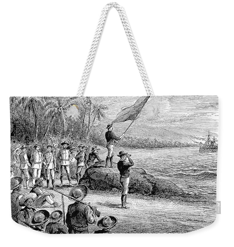 1901 Weekender Tote Bag featuring the painting Phillipine-american War by Granger