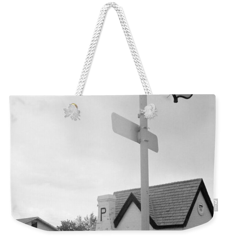 Gas Station Weekender Tote Bag featuring the photograph Phillips 66 by Crystal Nederman