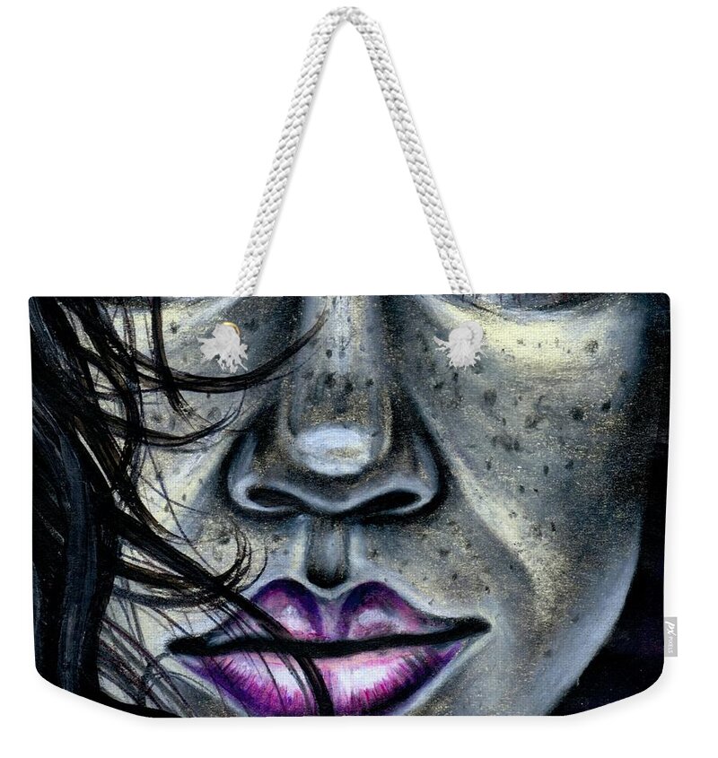 Artbyria Weekender Tote Bag featuring the photograph Pierce Me by Artist RiA