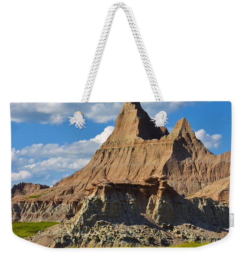 Pinnacle Weekender Tote Bag featuring the photograph Pinnacle by Skip Hunt