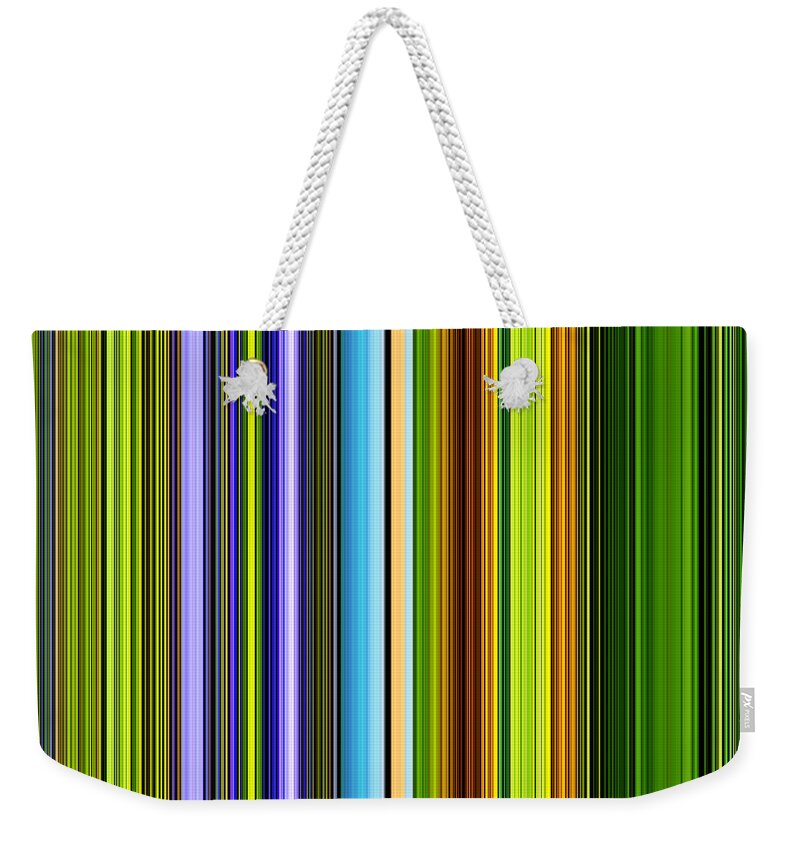 Piper Weekender Tote Bag featuring the digital art Piper Extract by Chuck Staley