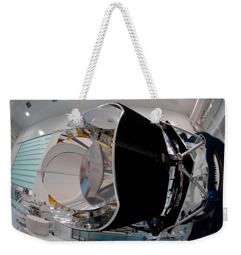 Science Weekender Tote Bag featuring the photograph Planck Space Observatory Before Launch by Science Source