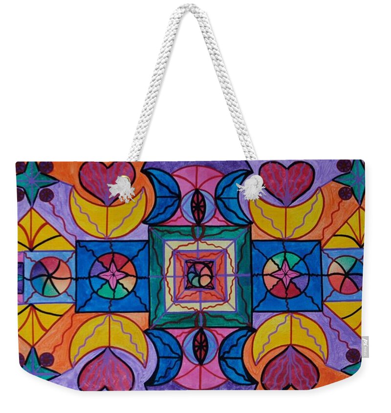 Play Weekender Tote Bag featuring the painting Play by Teal Eye Print Store