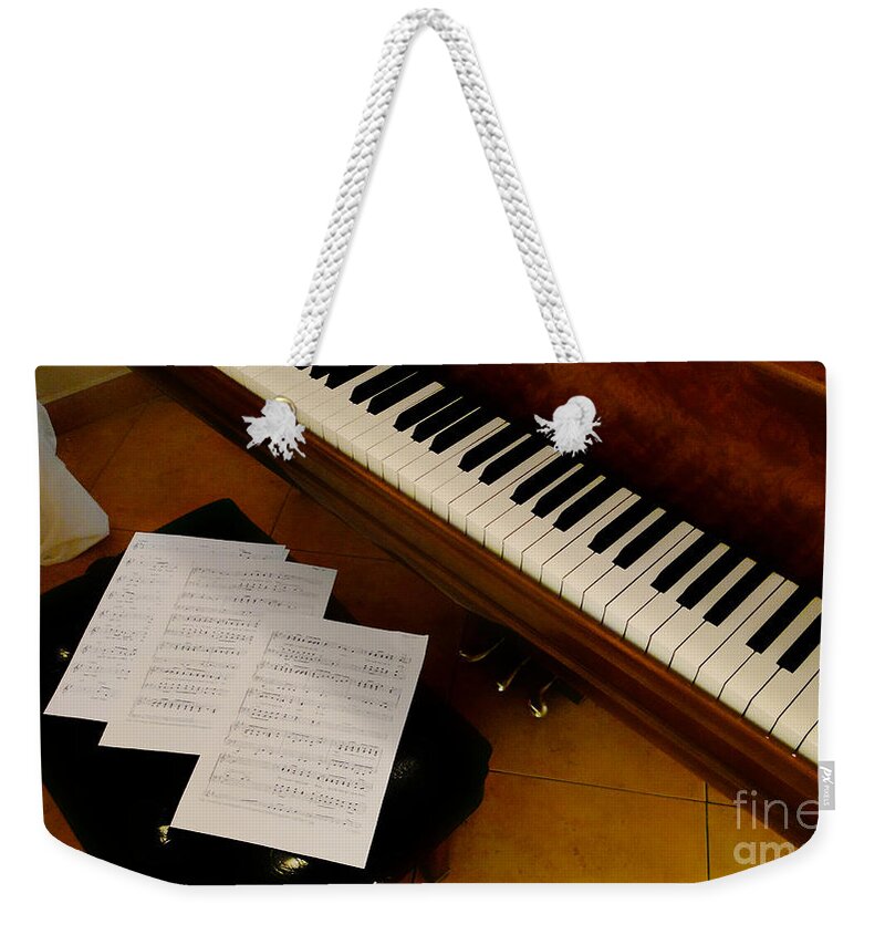Joes Secret Garden Weekender Tote Bag featuring the photograph Play Us A Tune Please II by Al Bourassa