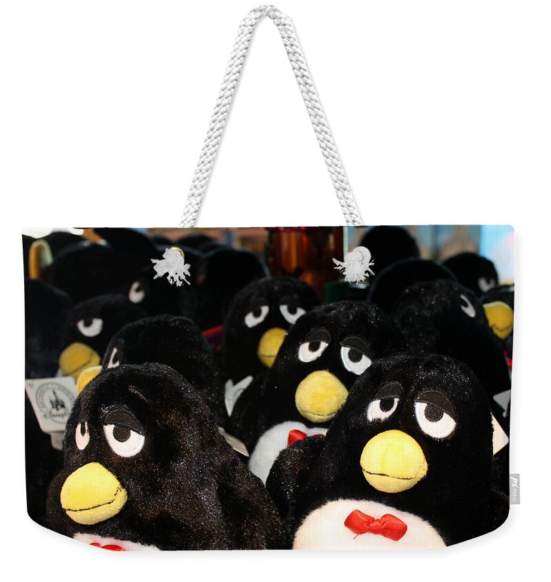 Disney World Weekender Tote Bag featuring the photograph Plush Wheezies by David Nicholls