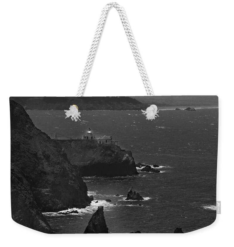 Point Bonita Lighthouse Weekender Tote Bag featuring the photograph Point Bonita Light by Mike McGlothlen