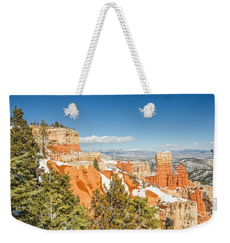 Agua Canyon Weekender Tote Bag featuring the photograph Ponderosa Point by Sue Smith