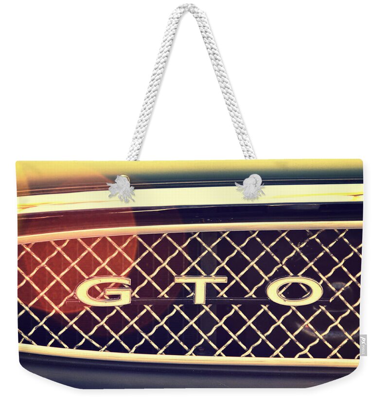 Gto Weekender Tote Bag featuring the photograph Pontiac GTO by Saija Lehtonen