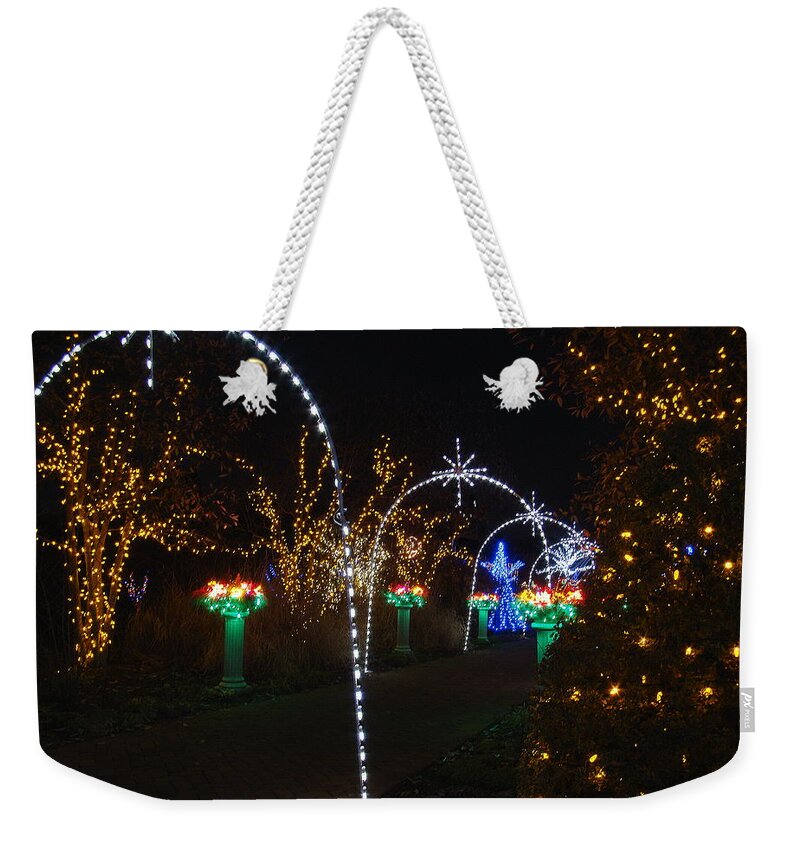 Fine Art Weekender Tote Bag featuring the photograph Portal by Rodney Lee Williams