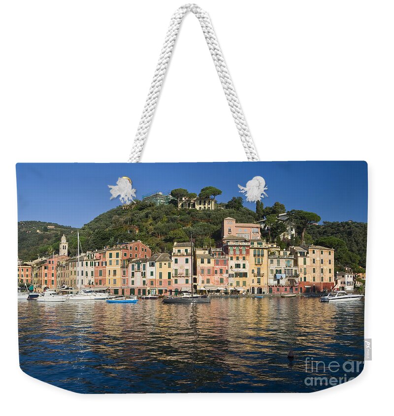 Village Weekender Tote Bag featuring the photograph Portofino by Antonio Scarpi